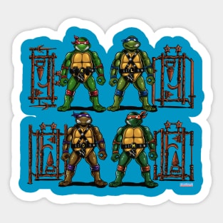 TMNT action figures Sticker